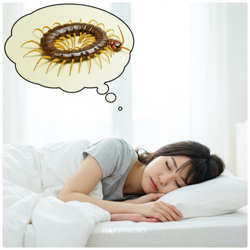 지네 나오는 꿈 상황에 따른 해몽