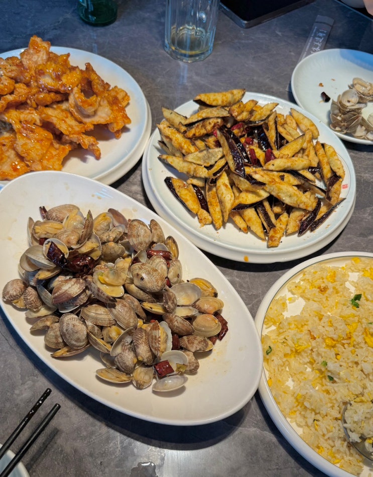  칭다오 맛집, 중산로 꿔바로우 가지튀김이 맛있는 메이다얼 위치 메뉴 웨이팅