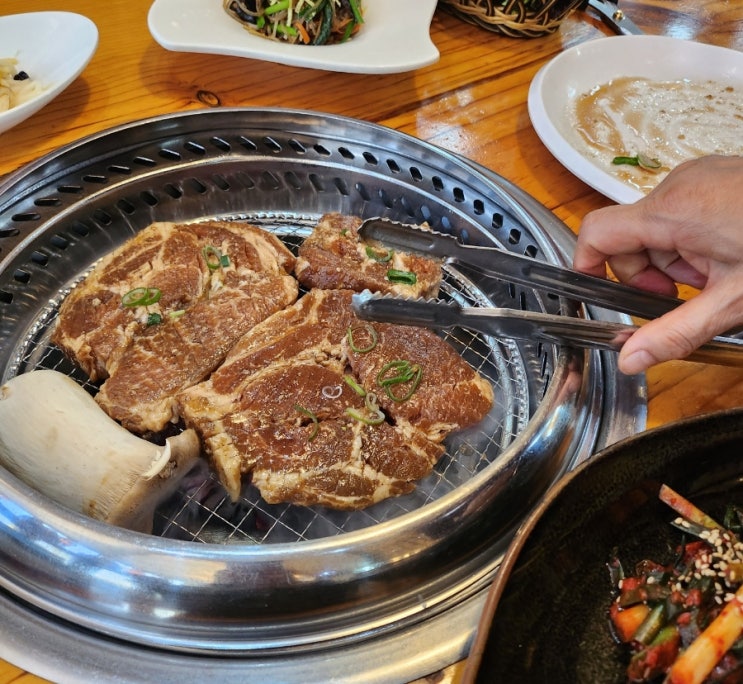  소래포구역맛집 숯불양념구이 한우정