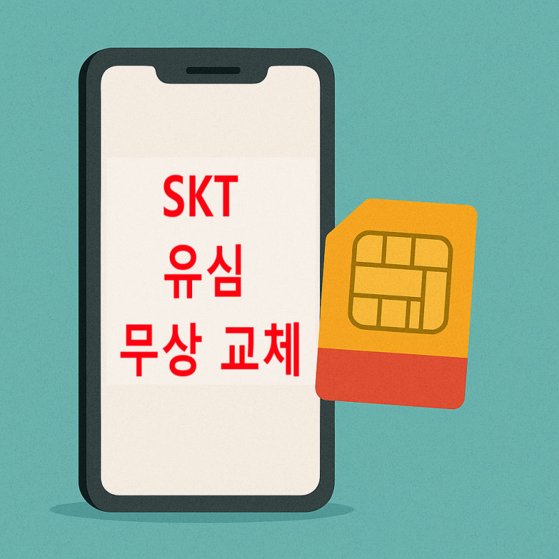 SKT 유심 무상 교체 신청방법! 해킹사고 대응, 꼭 알아야 할 절차와 팁, 알뜰폰 해당