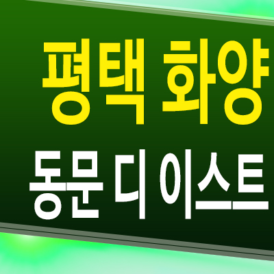  평택 화양 동문 디이스트 미분양아파트 서평택 화양지구 모델하우스 분양가