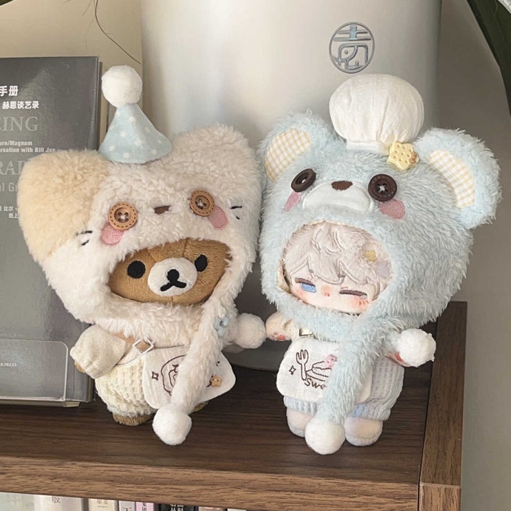  10cm 동물 빵집 세트 인형옷