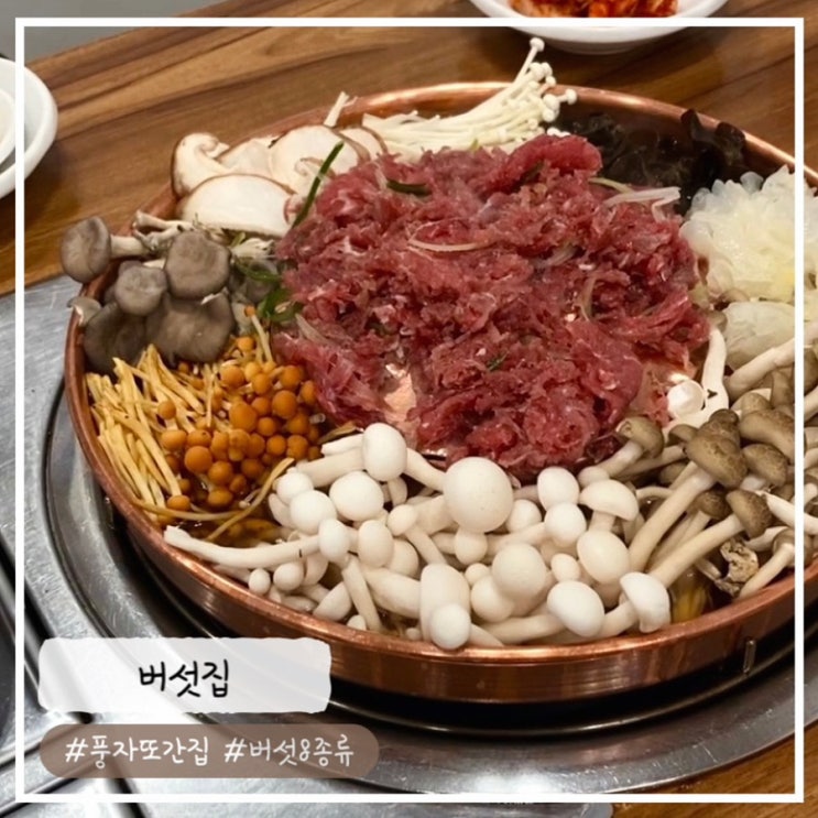  [성수/서울숲 맛집] "버섯불고기전골" 풍자 또간집 버섯집 내돈내산 추천