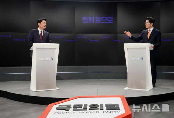  '한덕수와 단일화' 질문에…안철수 "일에 집중해야" 김문수 "뭉쳐야"