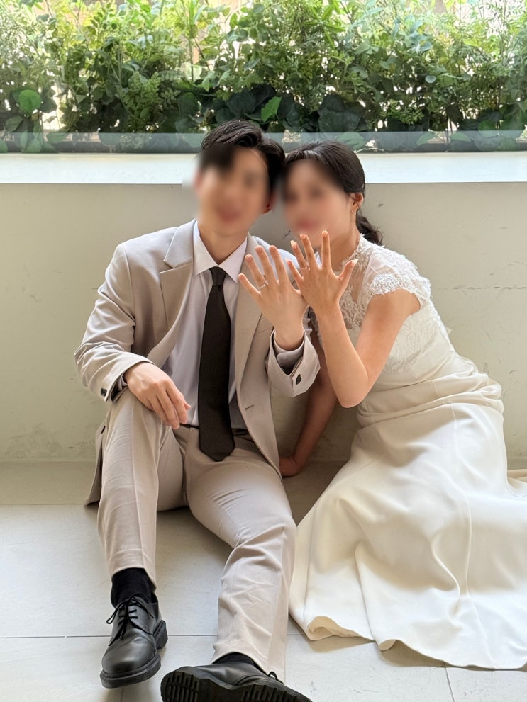 서울 로라스튜디오 토탈 웨딩반지 자랑씬