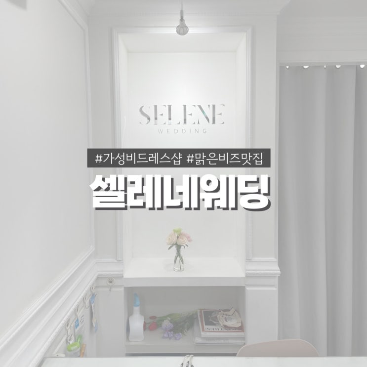  맑은비즈 맛집 셀레네웨딩 내부 인테리어 및 대기공간 소개