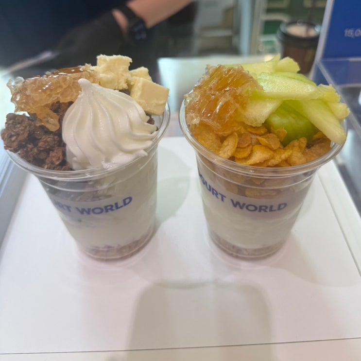  요거트월드 타임빌라스 수원  팝업 후기