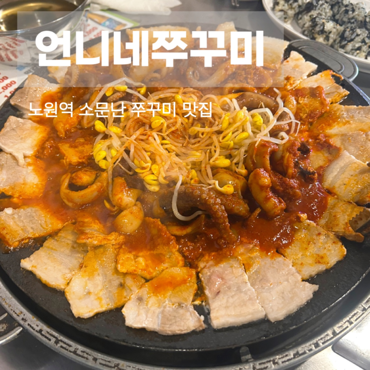  유명한 노원맛집 노원역 언니네쭈꾸미 쭈삼 후기