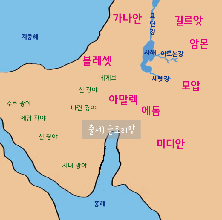  구약/모세오경/민수기] 미디안 전쟁_모압과 미디안과의 관계 (민수기 31장)