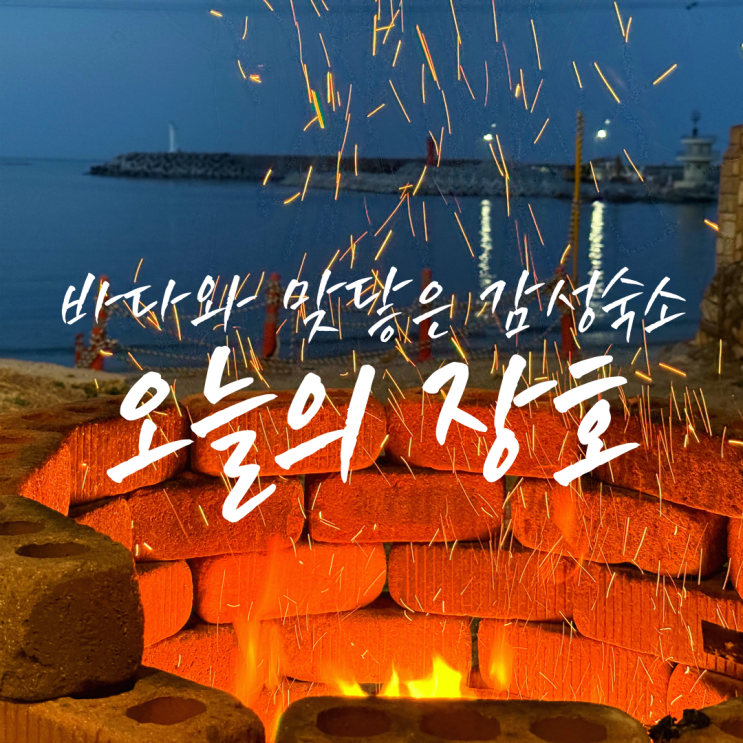 삼척 감성숙소 문 열면 백사장이 나오는 장호항펜션