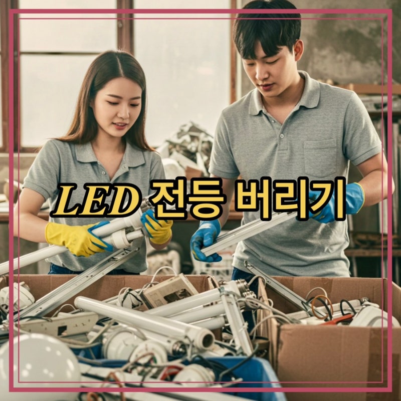 LED 전등 버리기, 어떻게 해야 할까요?