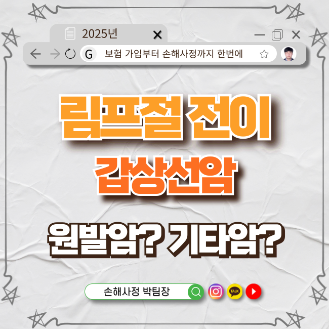  C77 림프절 전이된 갑상선암, 일반암 보험금 못 받았다고요?