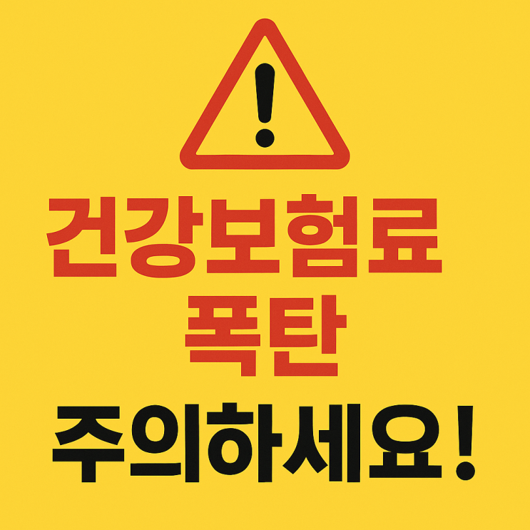  프리랜서 건강보험 피부양자 자격상실? 건강보험료 폭탄 주의하세요!