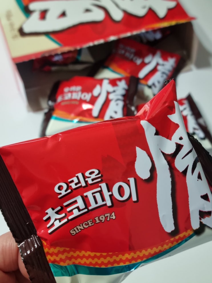  어렸울때 즐겨먹던 오리온 초코파이 정 칼로리