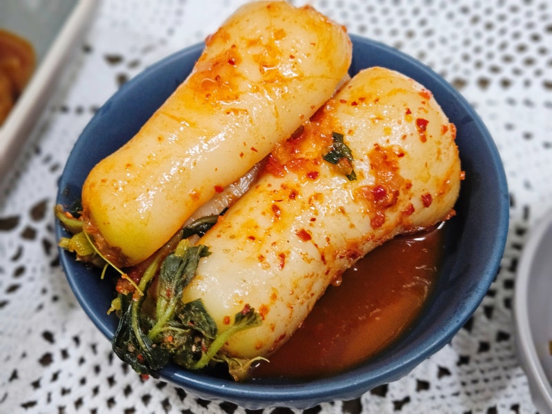 국산 김치 선우용녀 김치 총각김치 추천 :)