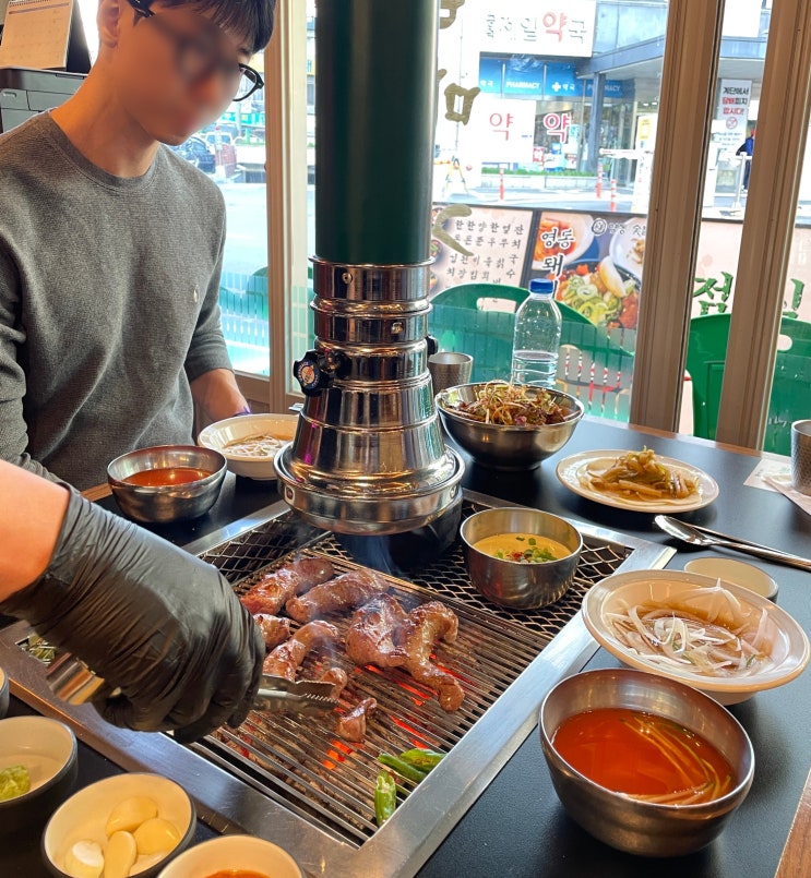  영동숯불집, 공덕역 맛집 서비스가 푸짐한 줄서는 고기집