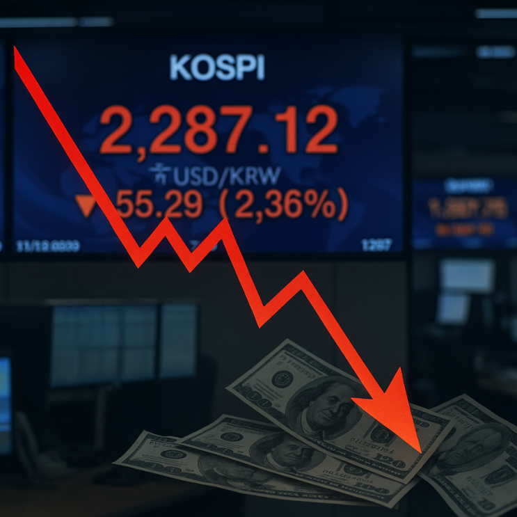  외국인 ‘9개월 팔자’ 코스피 흔든 금융위기 데자뷔