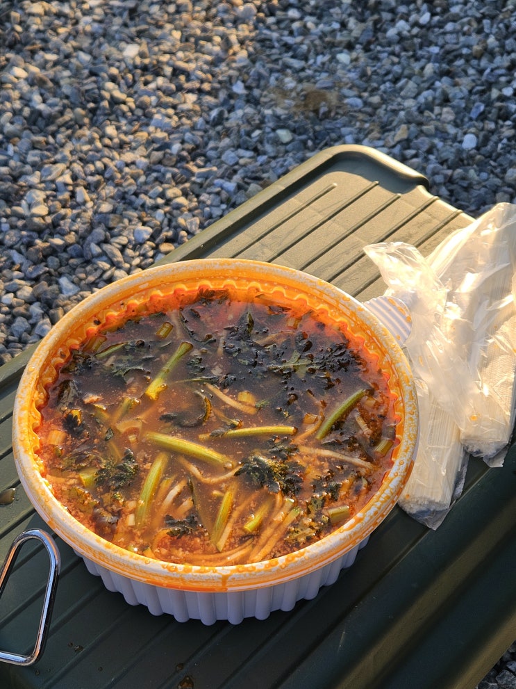  한가어죽 양수점,  캠핑요리로 좋았던 두물머리맛집