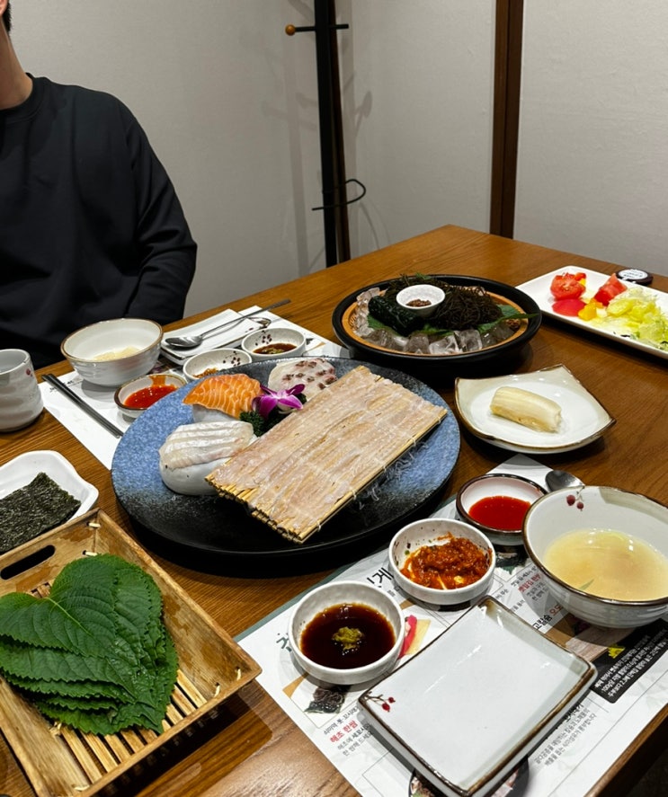  서울역 룸식당 해담채 시청점 한정식코스 바다A 후기 (주차)