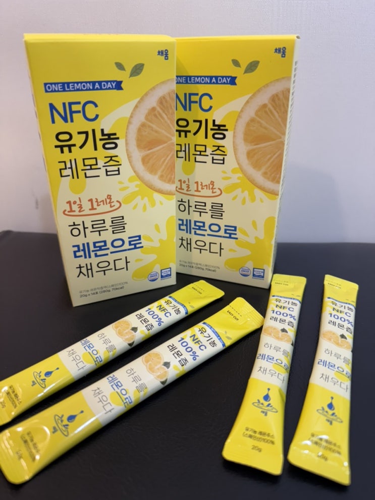  1일1포 간단한 비타민,채움NFC 유기농레몬즙