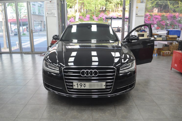  아우디 A8 ACC와Audi braking guard 사용불가 4G0907217A 4H0907217F 메인보드 고장수리 - 수원테크