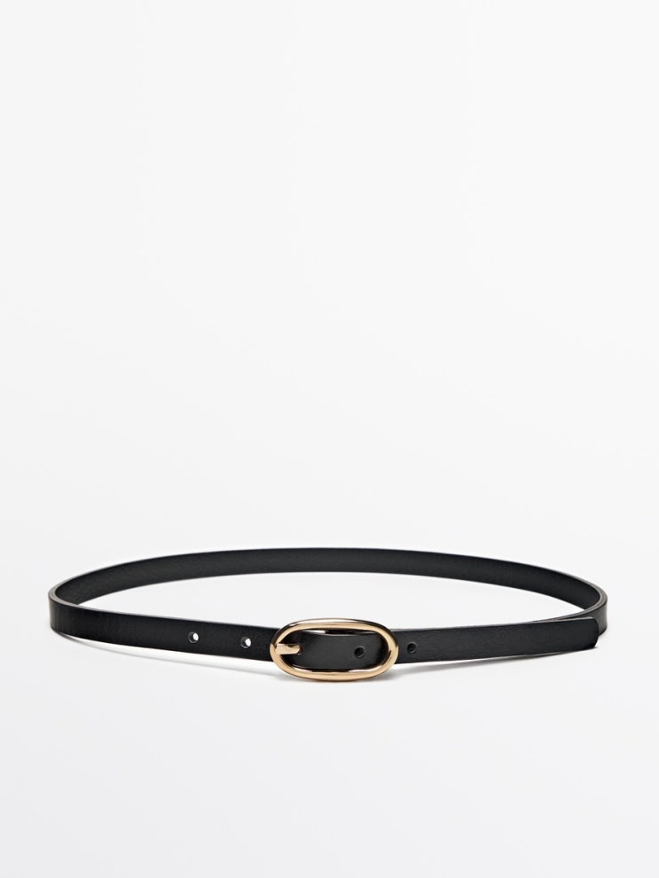  Massimo Dutti Oval Buckle Belt 마시모두띠 오발 버클 벨트