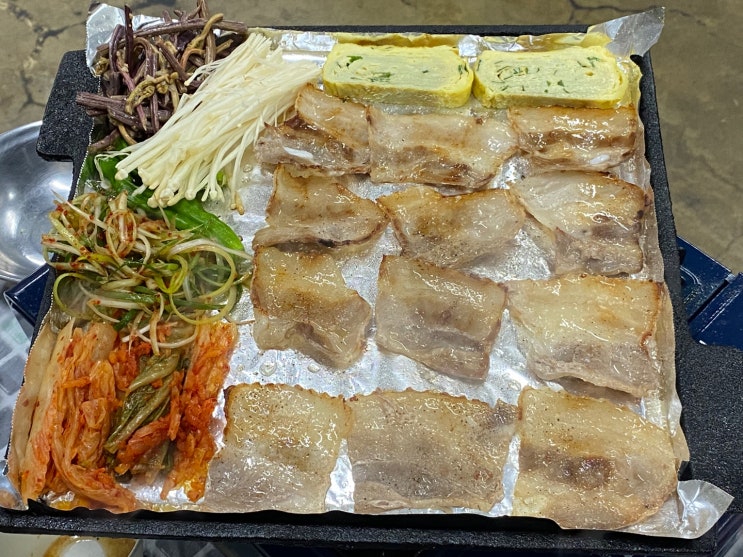  ️대구 수성구 시지 1등급 제주 냉삼 맛집 쌍팔쟁반