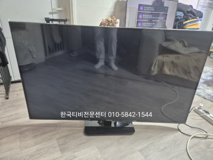  용인tv수리, 액정불량으로 인한 현장교체수리 한국티비전문센터