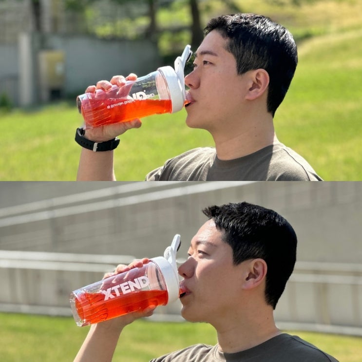  블랜더보틀 스테인레스 X 엑스텐드 BCAA 운동후 필수죠