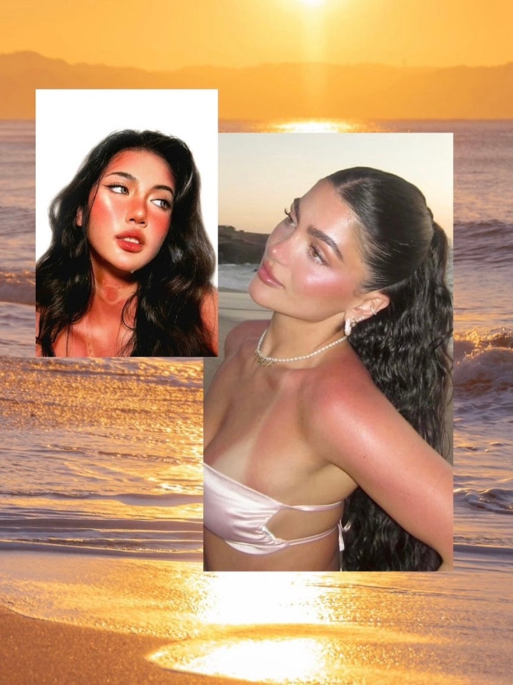  2025 메이크업 트렌드 요즘 유행 썬번메이크업 sunburn makeup