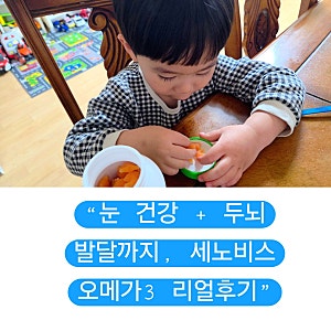 DHA와 눈 건강까지! 세노비스 키즈 오메가3 아이 영양제 내돈내산 한 달 솔직후기(재구매템)