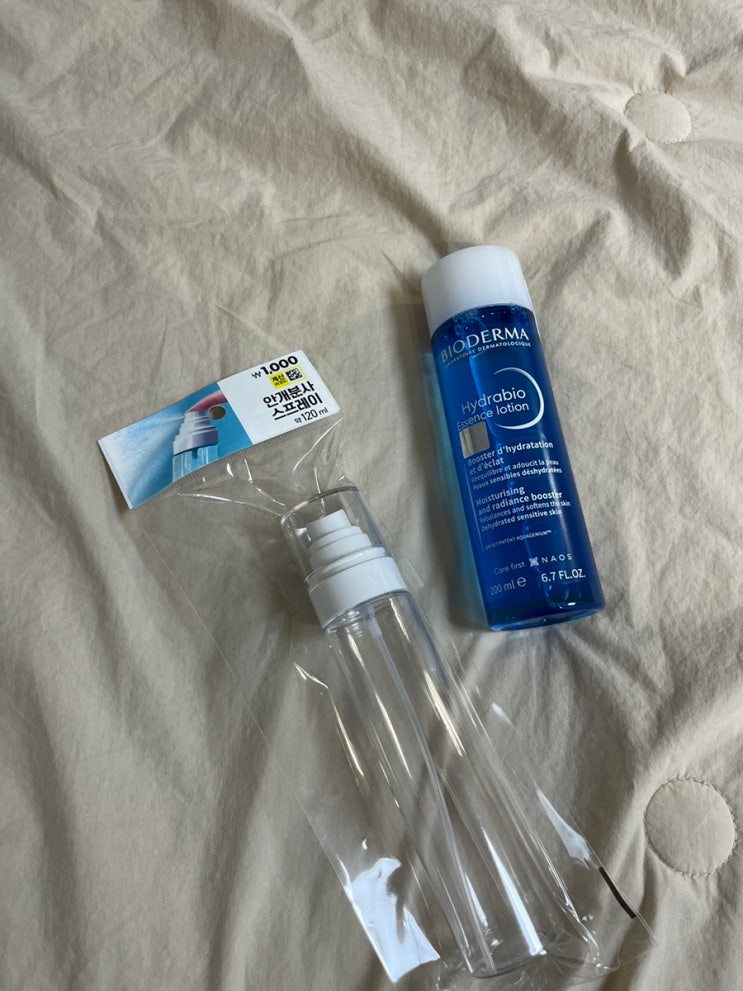  바이오더마 다이소 안개분사스프레이와 꼭 맞는 호환 미스트처럼 사용
