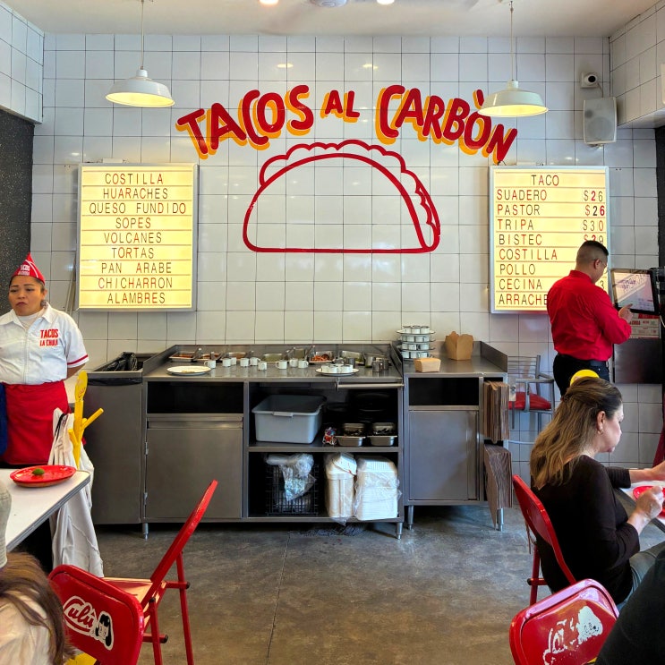  멕시코시티 타코 맛집 현지인 추천 타케리아 Tacos la chula