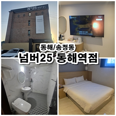  [동해] 깔끔한 숙소 찾는다면? 넘버25 동해역점 솔직 후기