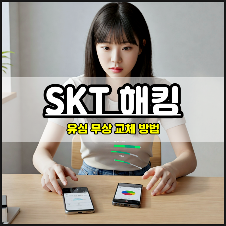  SKT HSS 해킹 피해 유심 교체 무상으로 보상 및 환불 받는 방법