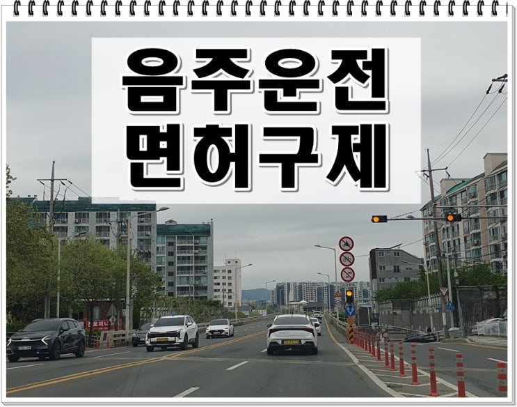  6미터 음주운전 0.09 처음 적발되었다면