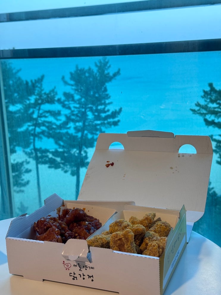  강릉 닭강정 맛집 | 바다 앞에서 즐긴 서울양계 닭강정 반반 솔직 후기 (내돈내산)