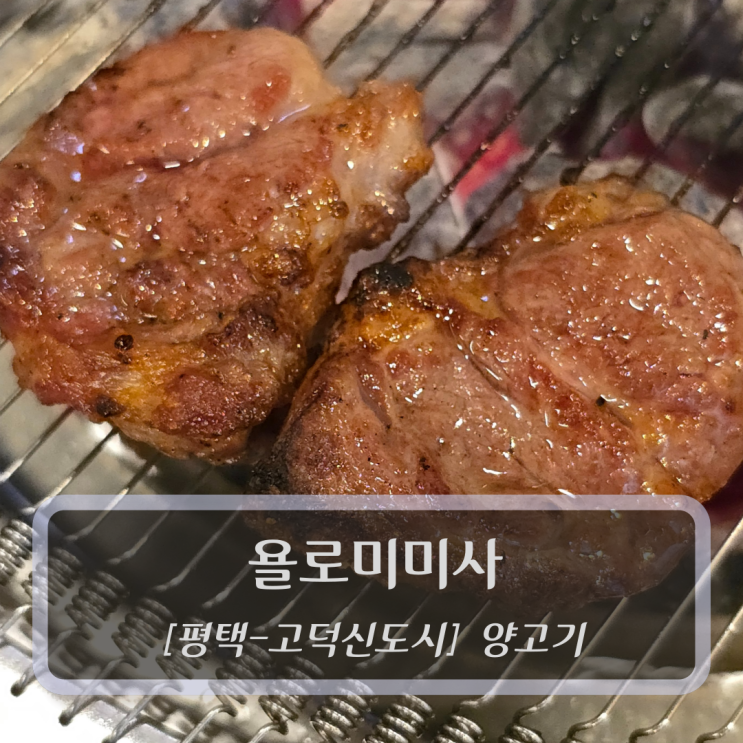  평택 고덕맛집 :: 욜로미미사 - 고덕신도시 양고기 맛집