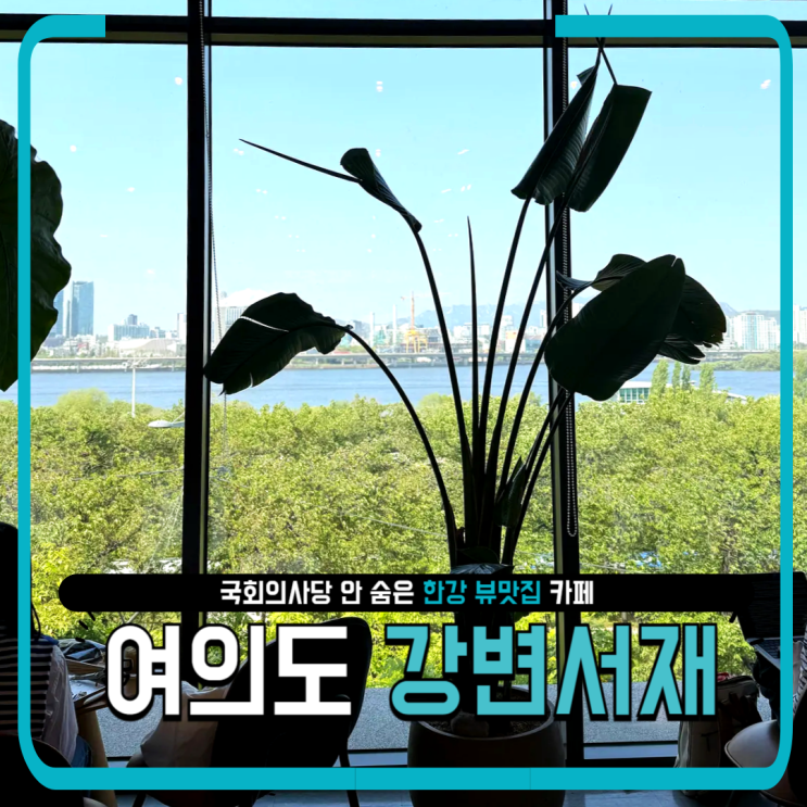  봄나들이 카페 추천｜국회의사당 안 강변서재 한강뷰 맛집