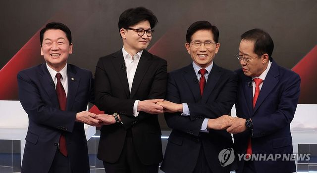  安 "파면 사과?"…金 "민주당 때문" 洪 "후보땐 검토" 韓 "사과"