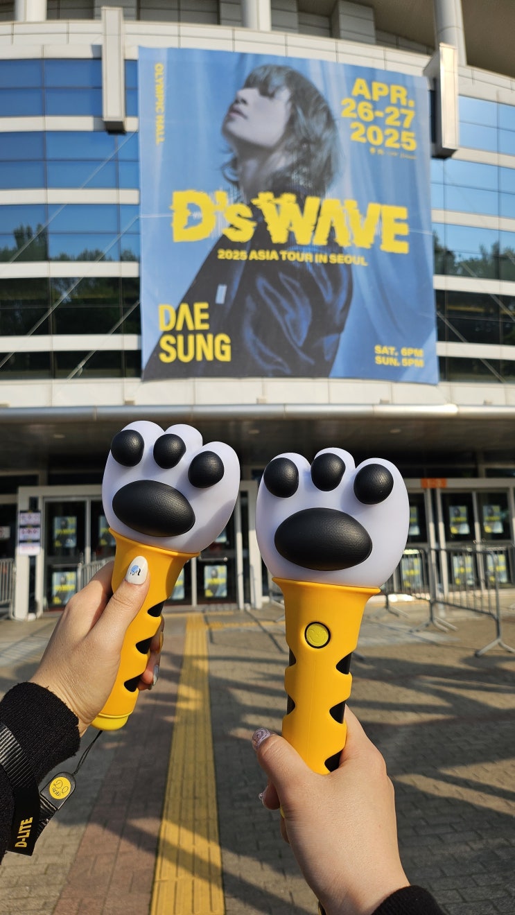 대성 19년 만에 첫 국내 콘서트 생일날 다녀온 후기, A4 5열