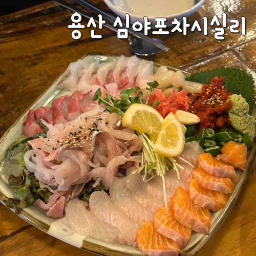  신용산역 술집 심야포차 시실리 용산 3대 숙성회 맛집
