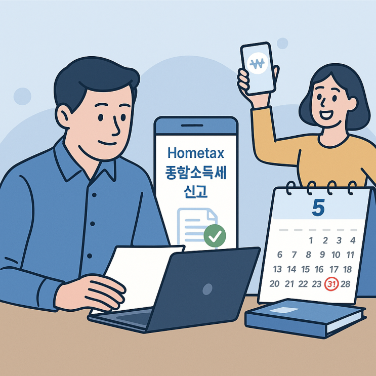 2025 <b>종합소득세</b> 신고방법·구간·<b>납부</b>기한 환급 날짜 완벽 정리