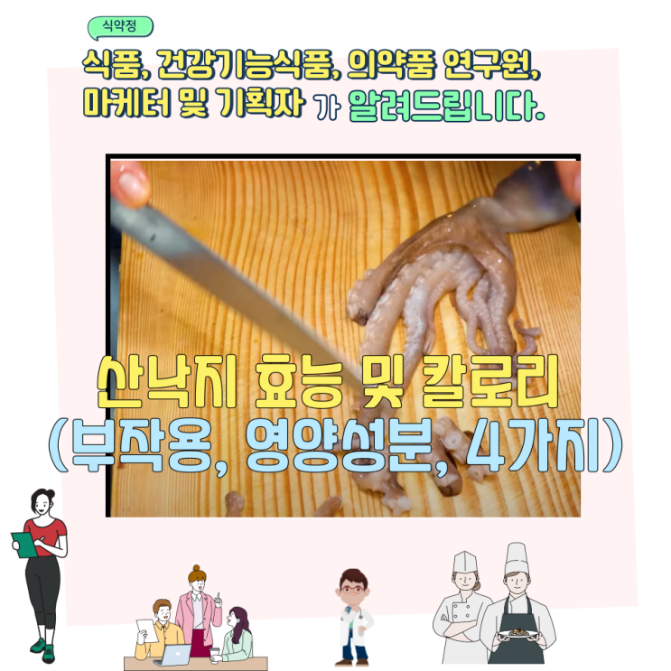  산낙지 효능 및 칼로리 (부작용, 영양성분, 4가지)