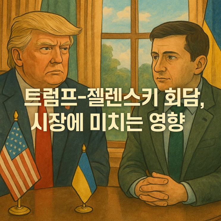 <b>트럼프</b>-<b>젤렌스키 회담</b>, 시장에 미치는 영향