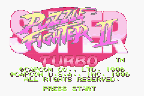  [GBA] 슈퍼 퍼즐 파이터 2 터보 한글패치 완료