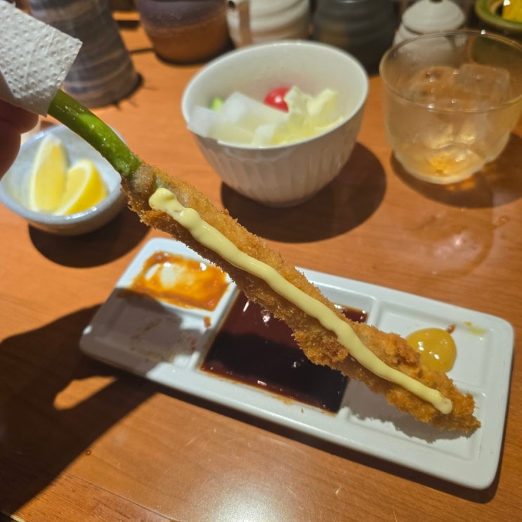  [일본 도쿄 4박 5일(?) 자유여행] 긴시초역 근처의 쿠시아게 (쿠시카츠) 맛_Kushiage Ikkatsu (쿠시아게 이카츠)