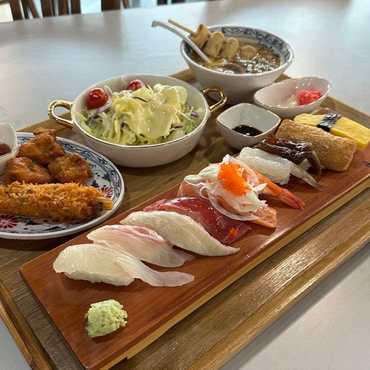  가성비 좋은 구미 초밥 맛집 한쇼우 스시 문성점 정성세트 후기