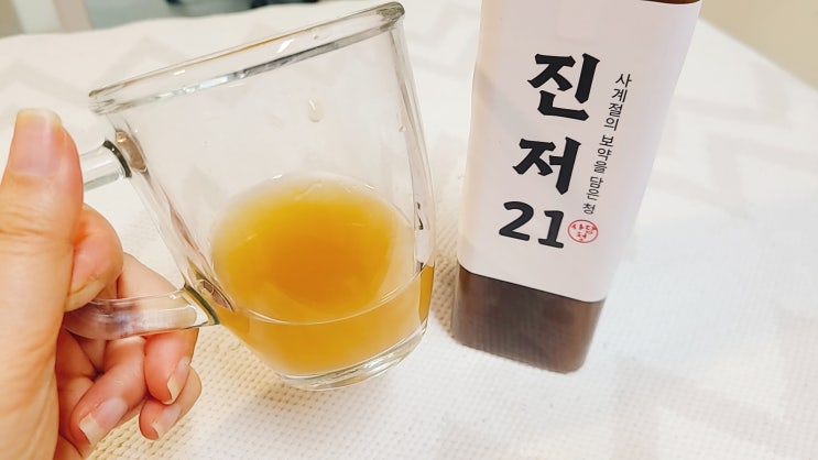  수제 발효 저당 생강청 찾으시는 분께 좋아요! 사담청 진저21 생강청