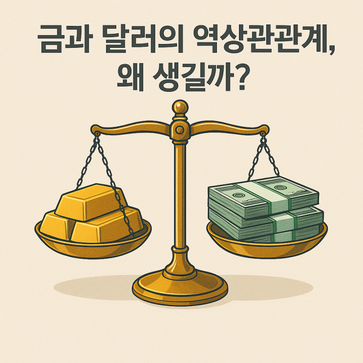  금과 달러, 왜 반대로 움직일까?_역상관관계 원리와 경제 위기 속 실제 사례 분석 및 투자전략